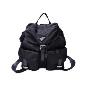 PRADA VELA Backpack Black